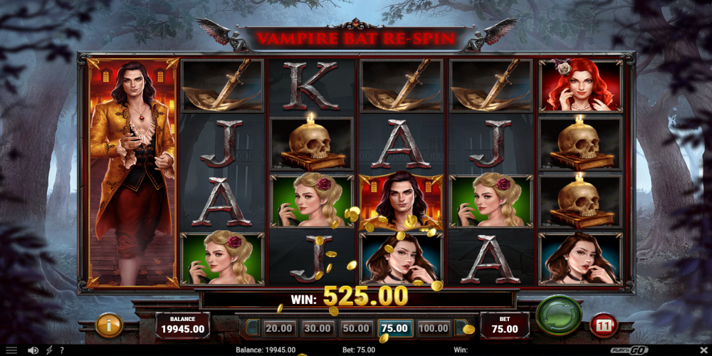 Wild Blood 2 slot game Respin