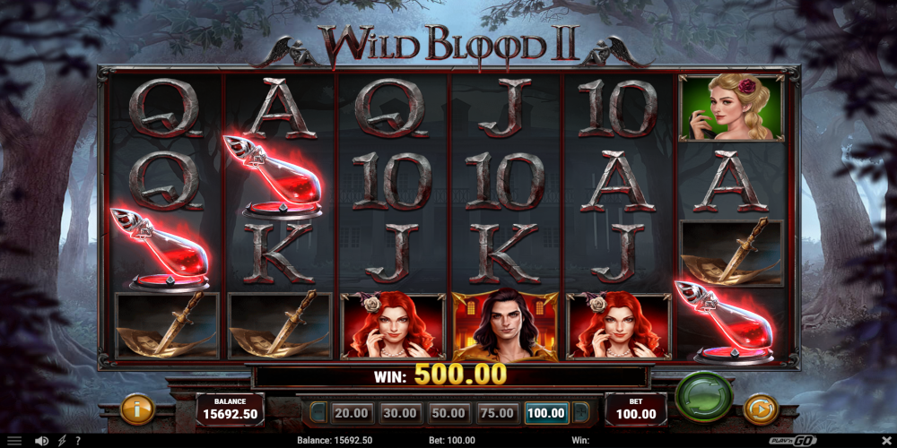 Wild Blood 2 slot game Scatter