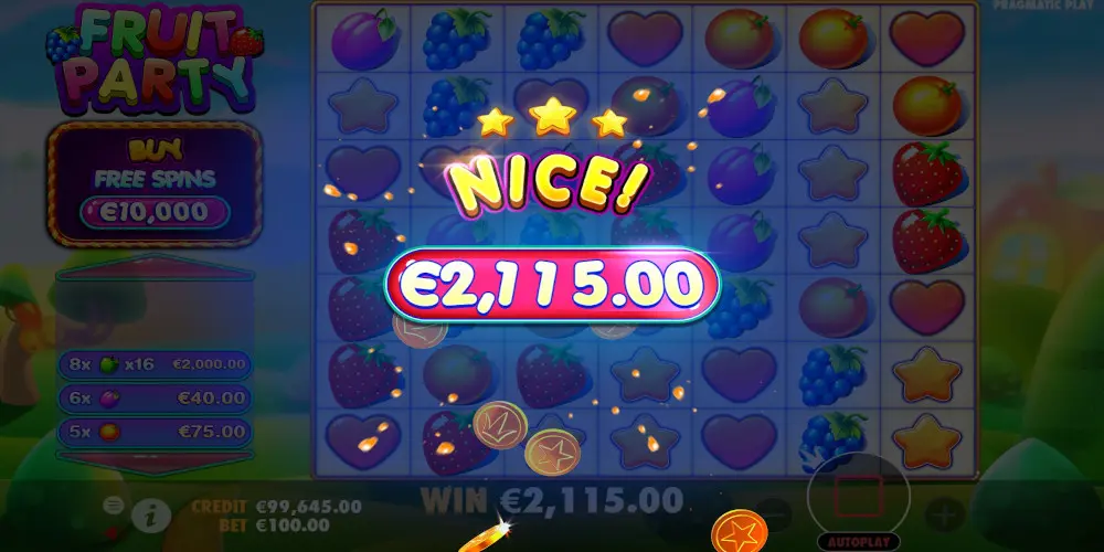 Play game Fruit Party slot Free Spins let catch Big Wins - Try Fruit Party slot DEMO in Indonesia too