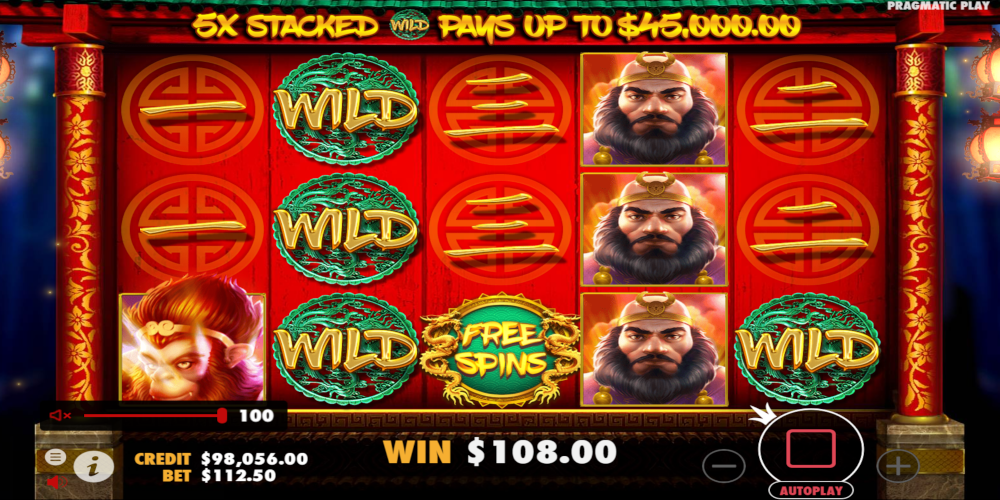 Journey to the West slot machine Wild & Free Spins