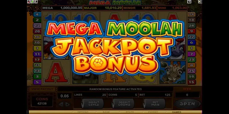 Mega Moolah Jackpot Bonus - Find it in Microgaming online casinos