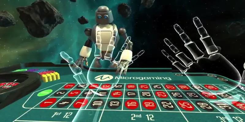 Microgaming games compatible with Virtual reality