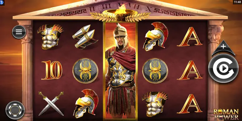 Roman Power Microgaming and SpinPlay games slot