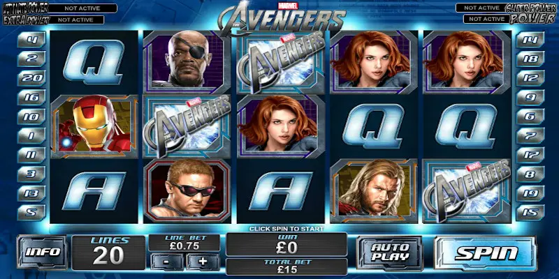 The Avengers are one of the most popular Marvel online slots
