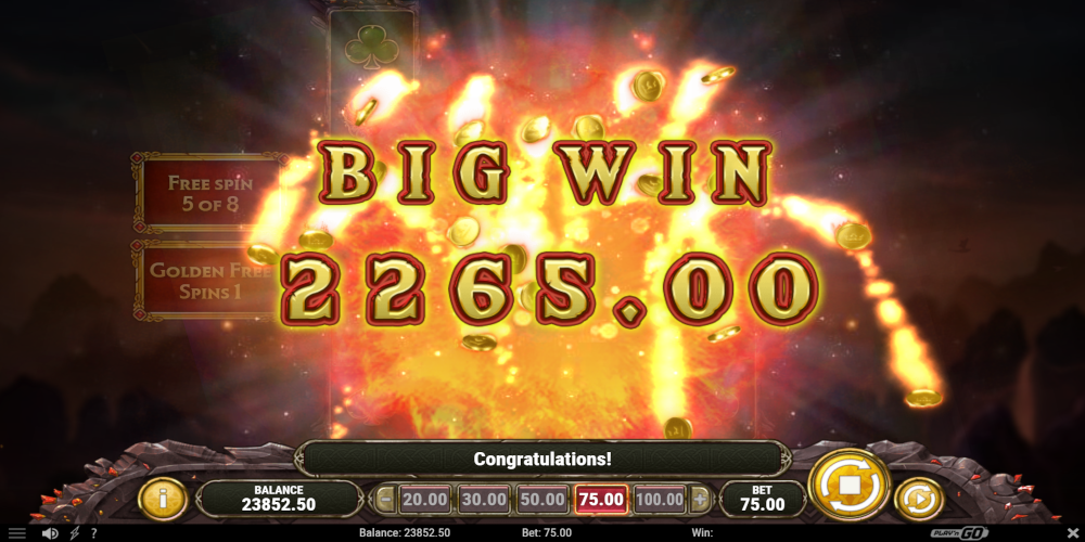 Dragon Maiden casino slot game Big Win