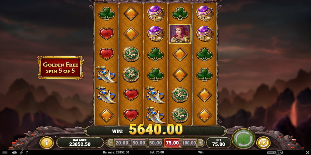 Dragon Maiden slot game Golden Free Spins