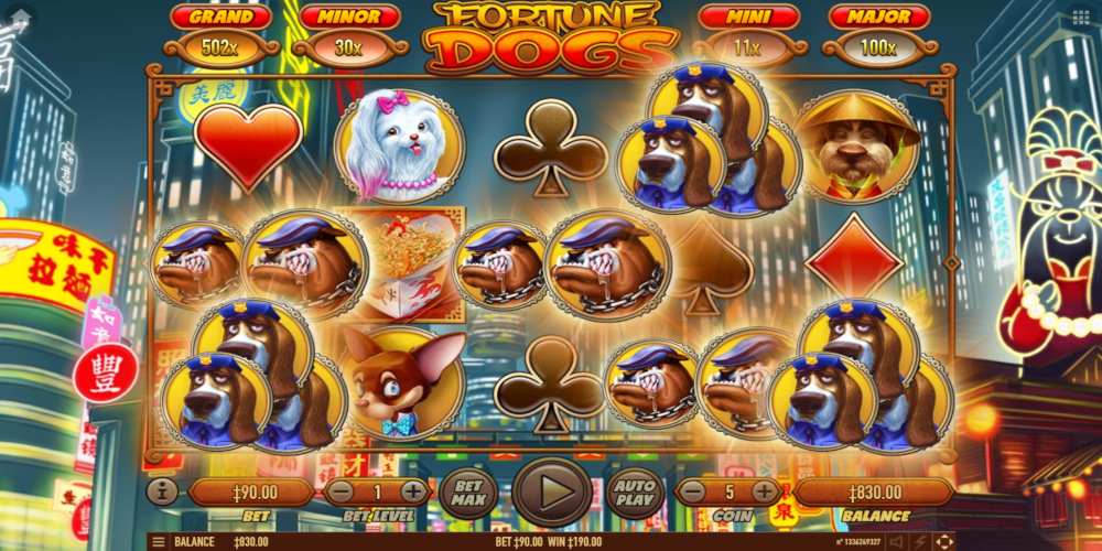 Casino game - Fortune Dogs slot bonus Free Spins
