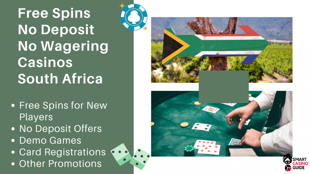 Free spins no deposit no wagering south africa 2019