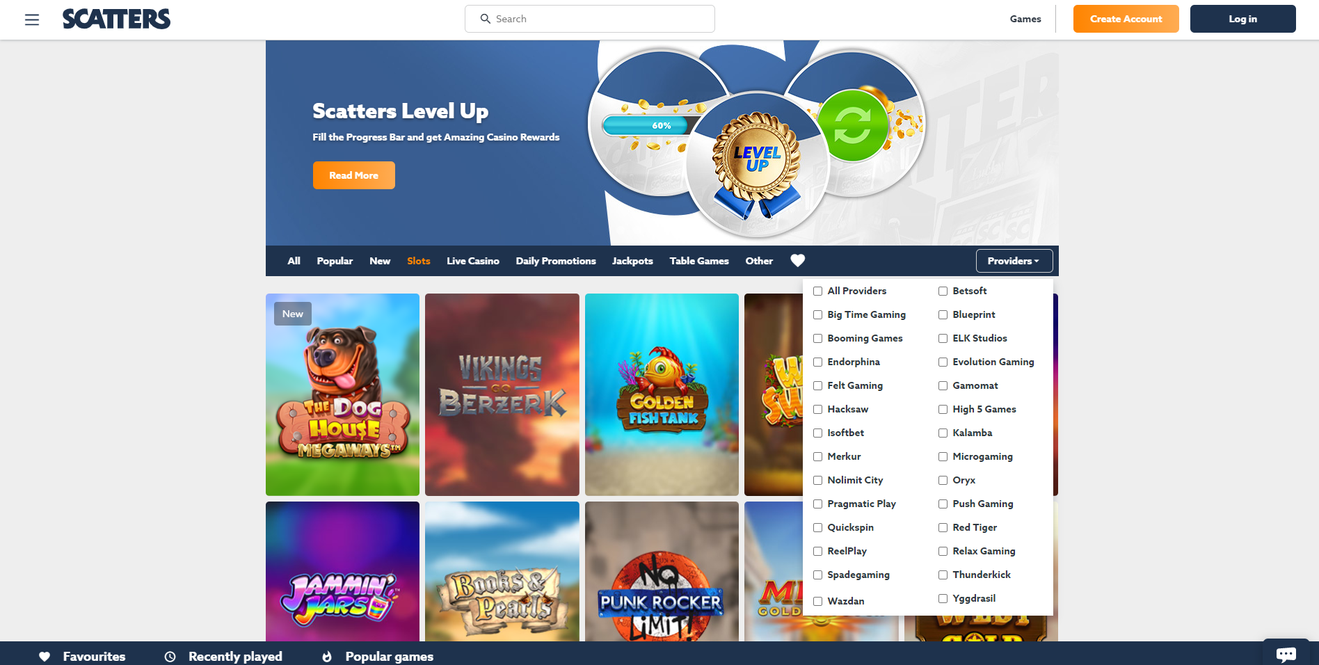scatters casino games slots the dog house megaways punk rocker books pearls golden fish tank vikings go berzerk midas big time gaming wazdan blueprint level up