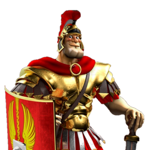 slingo casino game logo transparent warrior with shield png width=