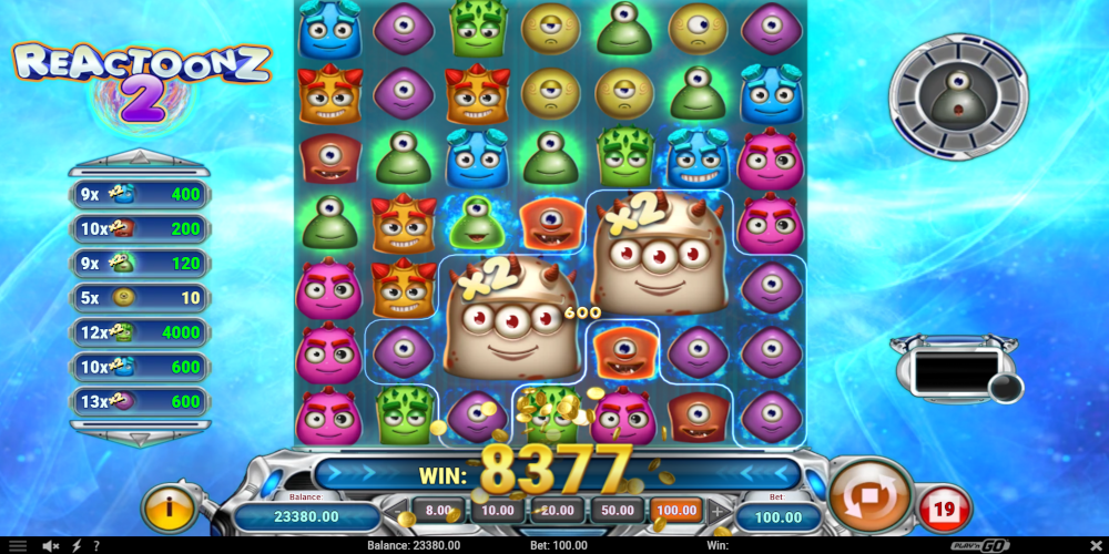 Reactoonz 2 slot free DEMO play version lets try game mechanics