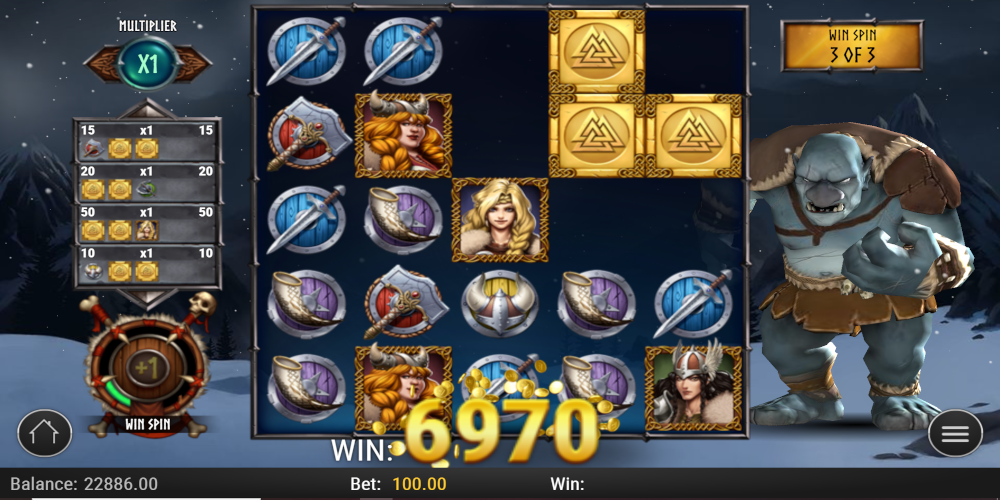 Troll Hunters 2 slot game Free Spin