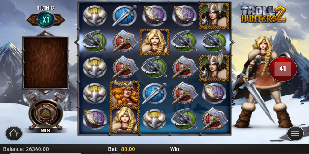 Troll Hunters 2 slot game Gameplay