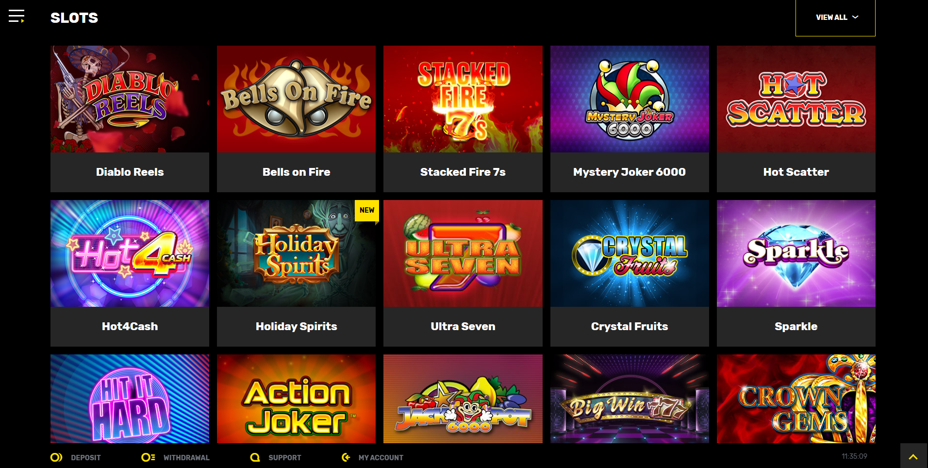 hyper casino slots diablo reels bells on fire action joker hot scatter