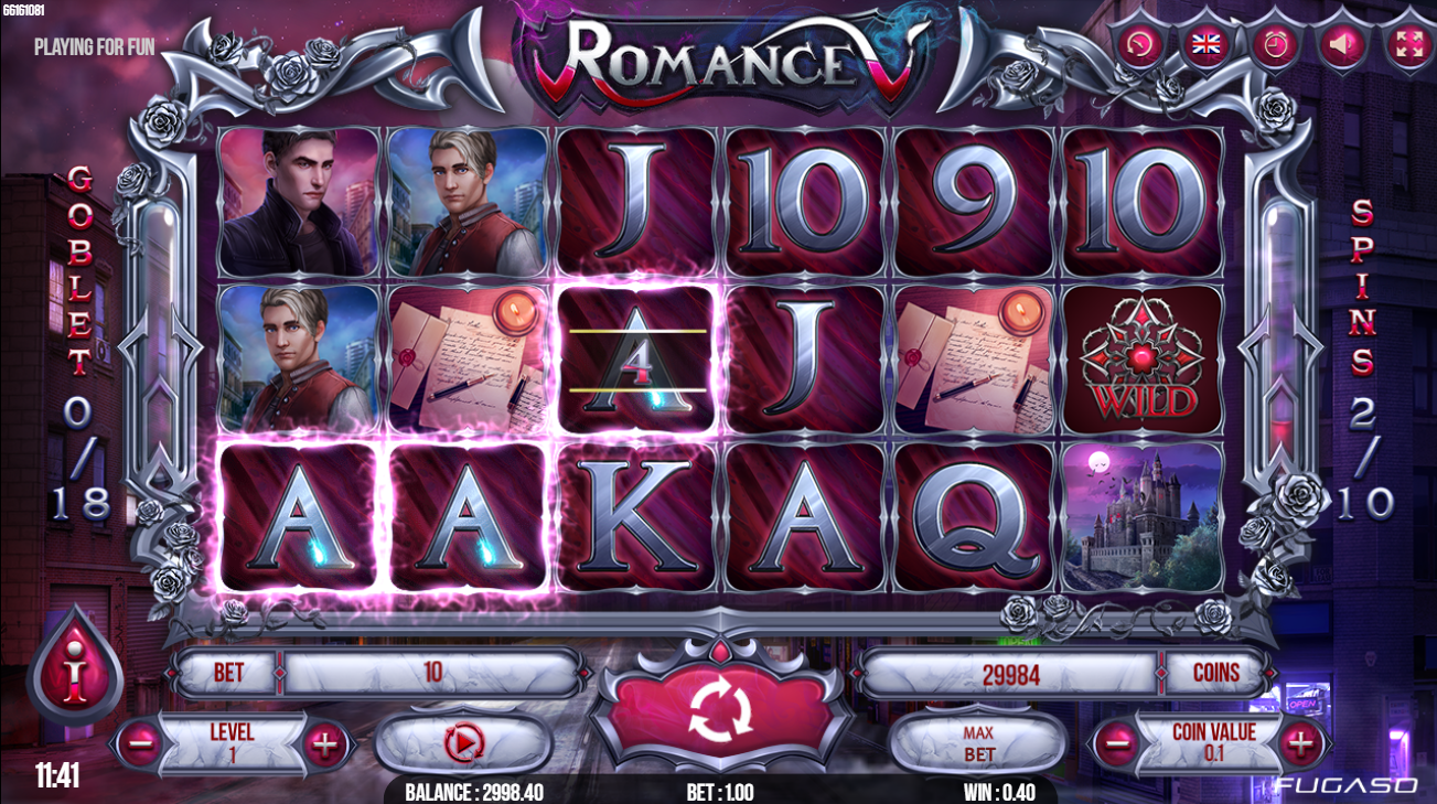 romance v fugaso slot