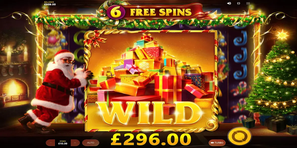 Jingle Bells Power Reels slot game Big Wild Symbol