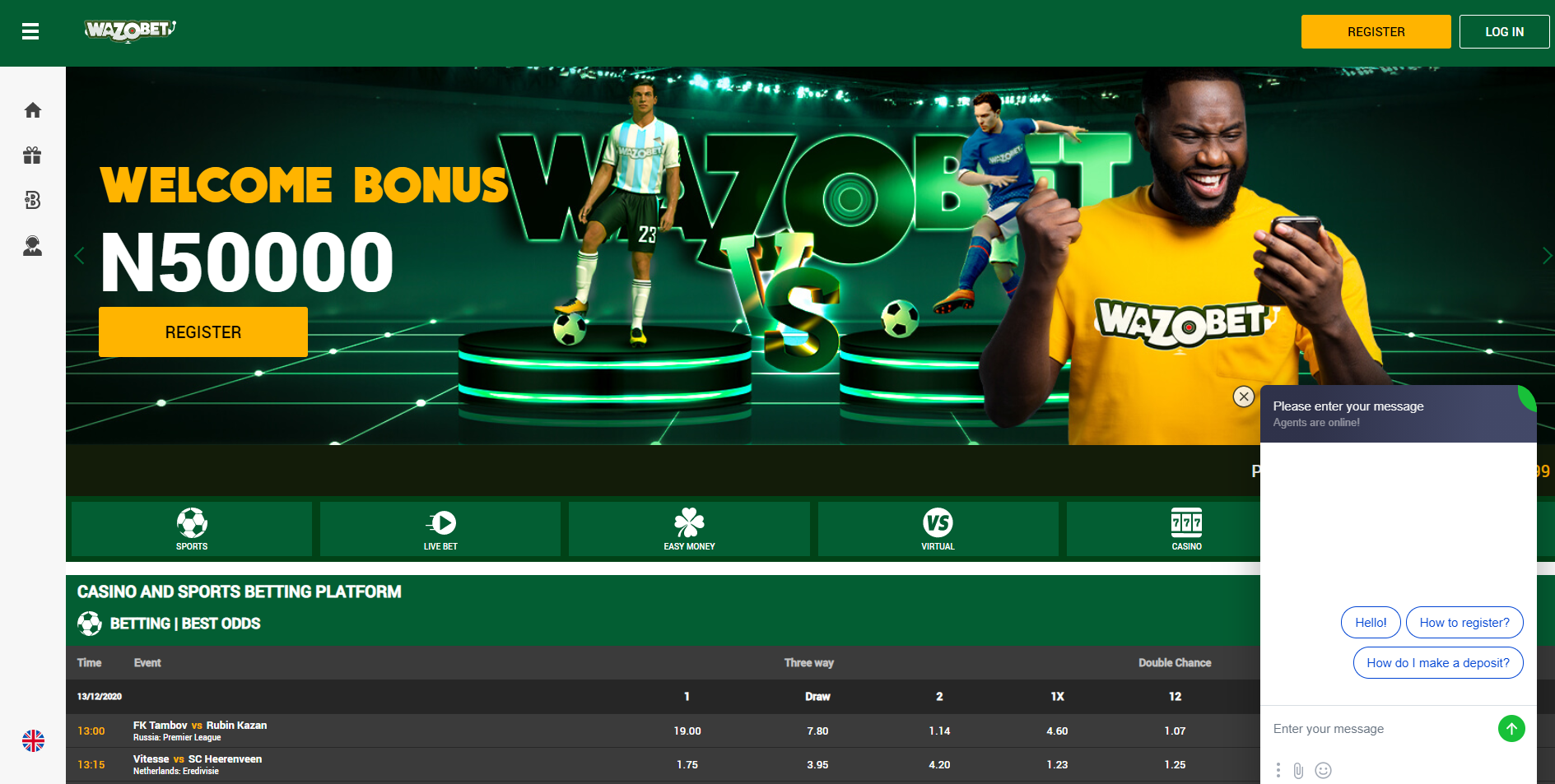 wazobet customer support live chat withdrawal