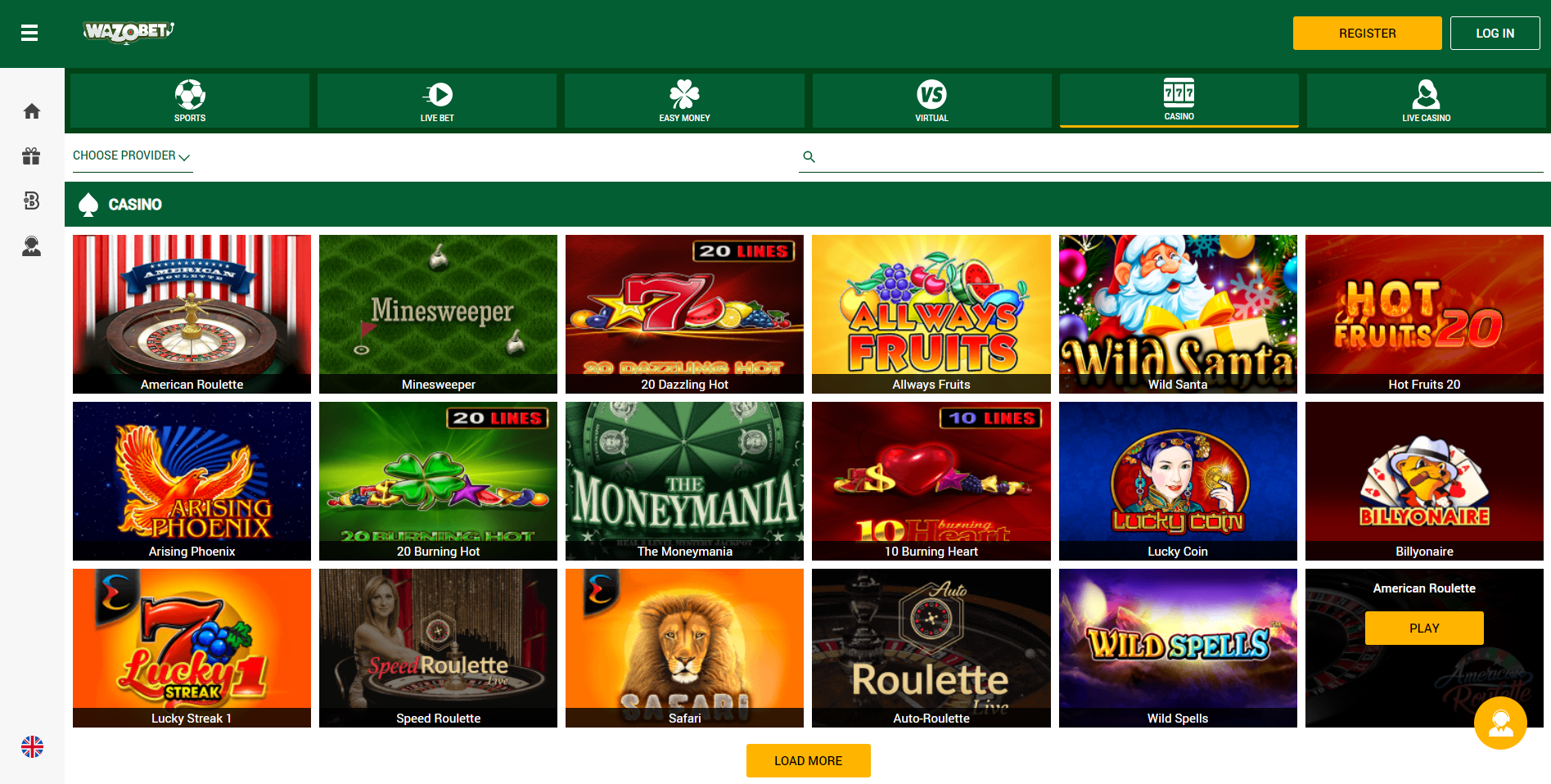 wazobet casino slots always fruits wild santa burning hot