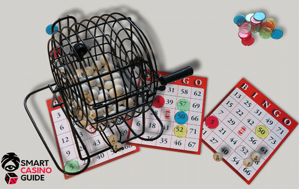 Bingo strategy guide and bingo video with bingo cards and balls