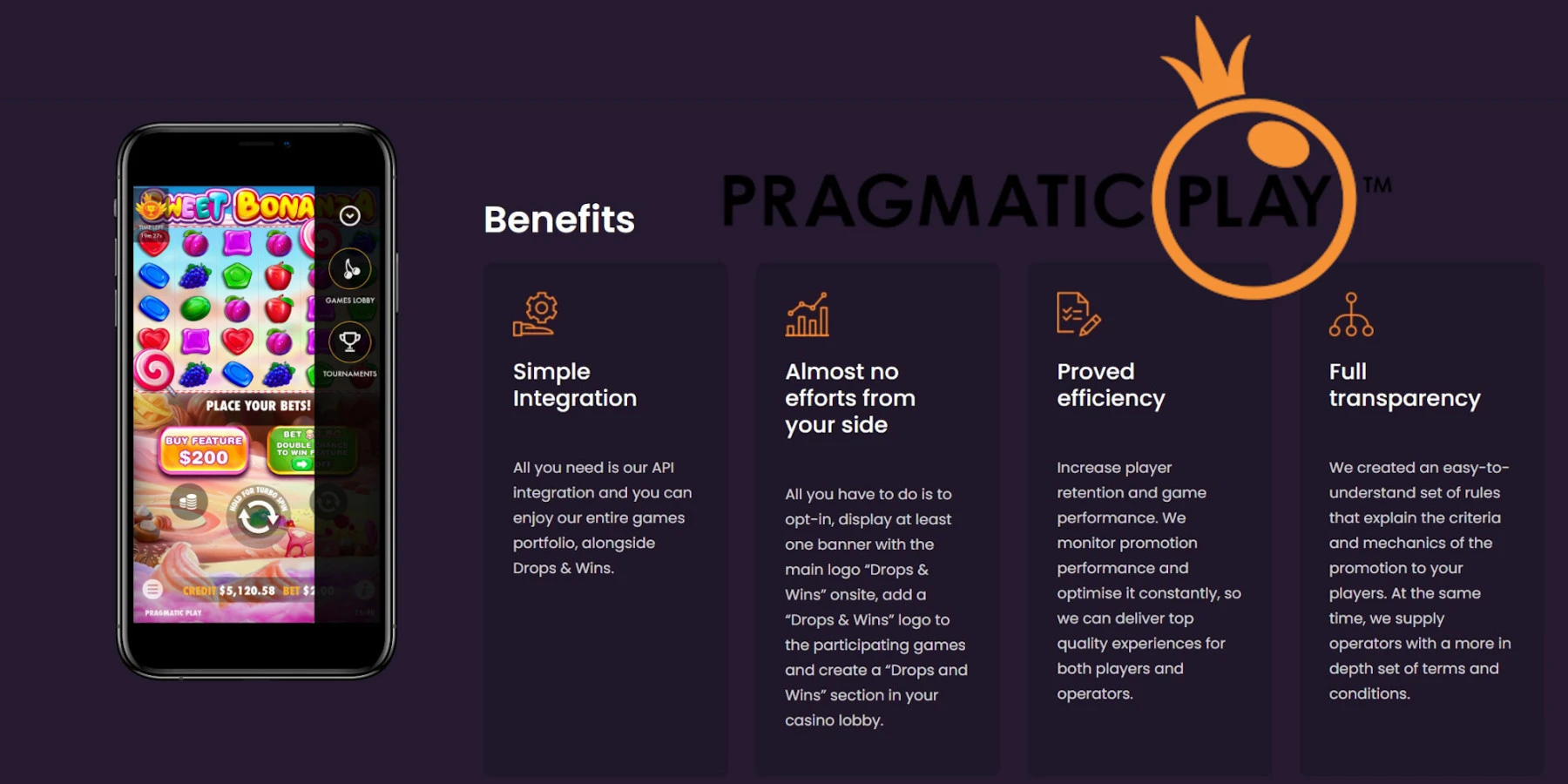 Pragmatic Play slots Drops and Wins benefits