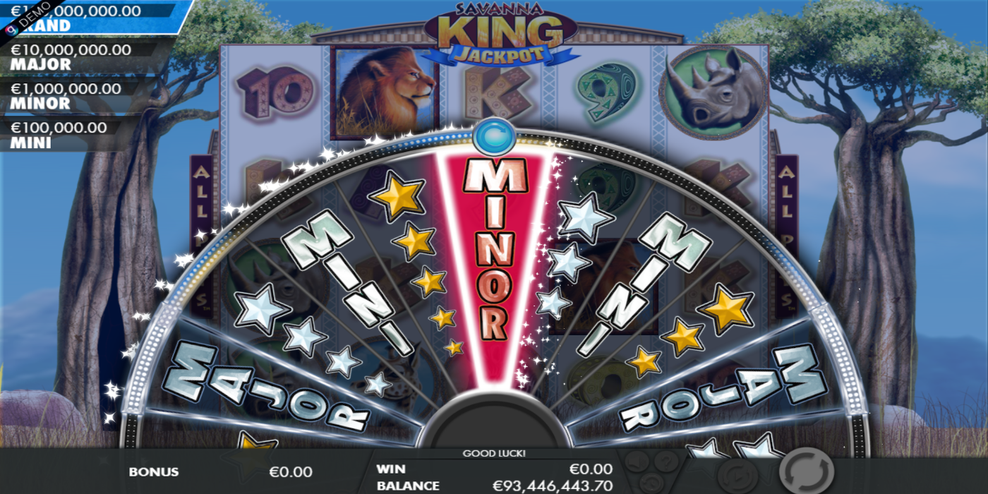 Genesis slot games - Savanna King Jackpot Wheel