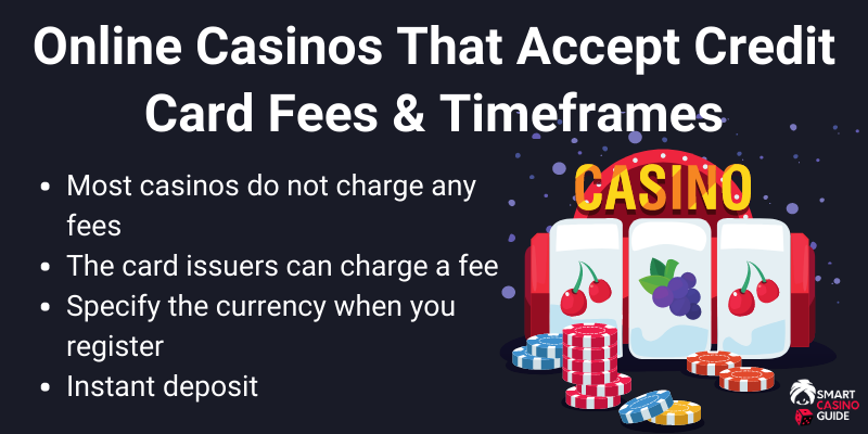 Fees of Online Casinos That Accept Credit Card - Casinos Online Slot