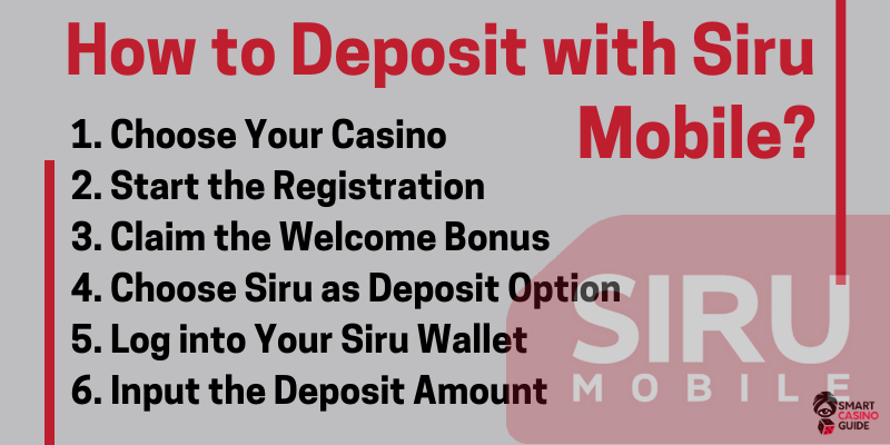 How to Deposit with Siru Mobile - 6 Steps