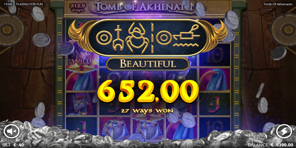 Read Tomb of Akhenaten slot review and find out how to catch BIG WIN