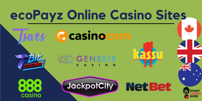 ecoPayz casino online for Canada, UK, Australia