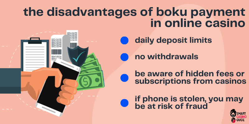 the disadvantages of boku payment in online casino deposit
