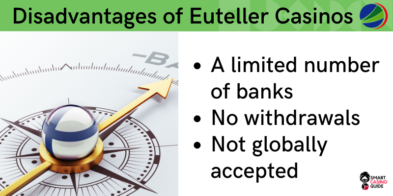Disadvantages of Casinos Euteller - compass with Finland flag