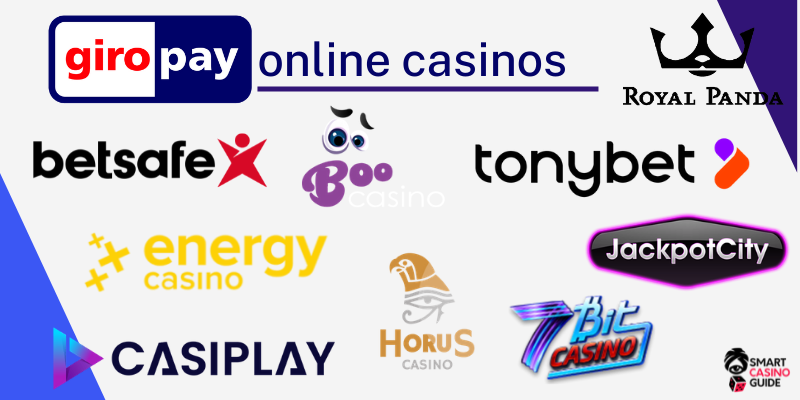 Giropay online casinos 2026 with logos