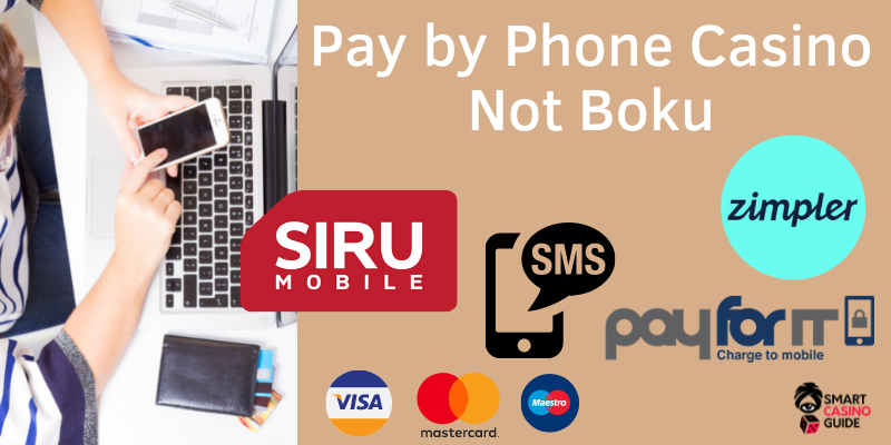 Pay by phone bill casino not Boku - Sites logos for mobile payments