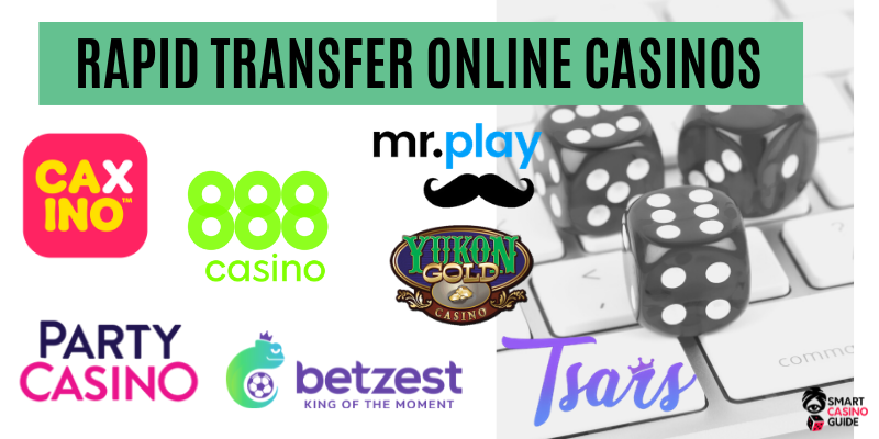 Rapid Transfer online casinos 2026 with logos