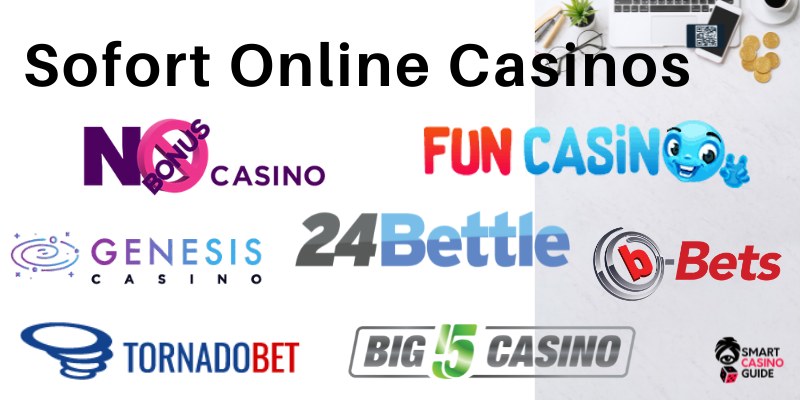 Sofort online casinos 2026 with logos