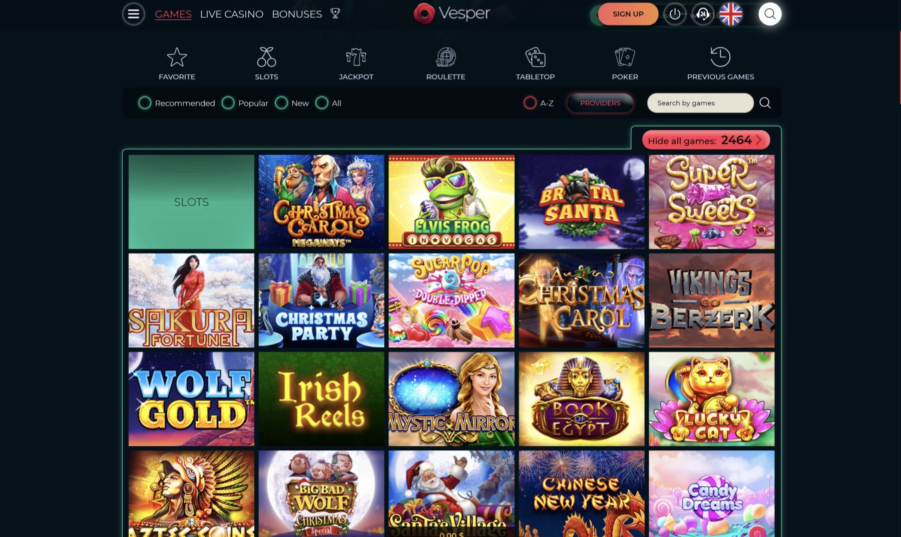 vesper casino games slots sakura fortune wolf gold book of egypt