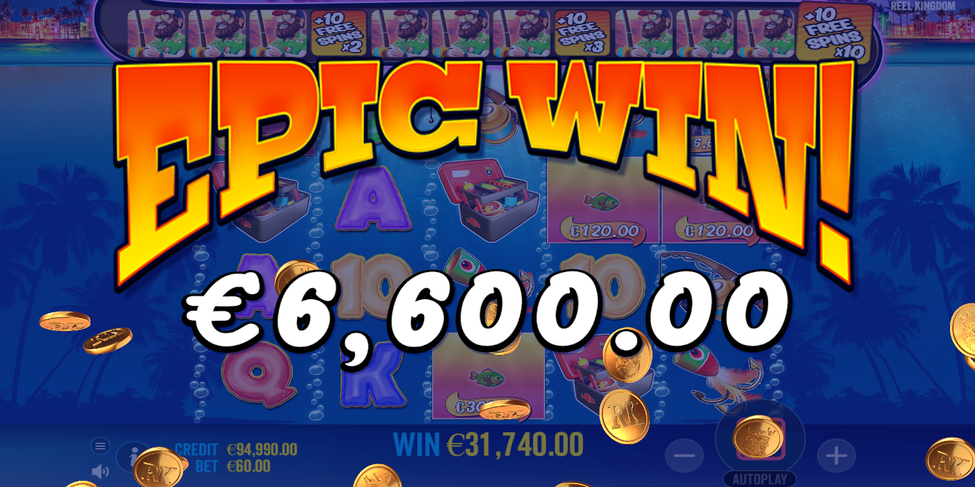 Bigger Bass Bonanza slot Big Win - Epic WIN