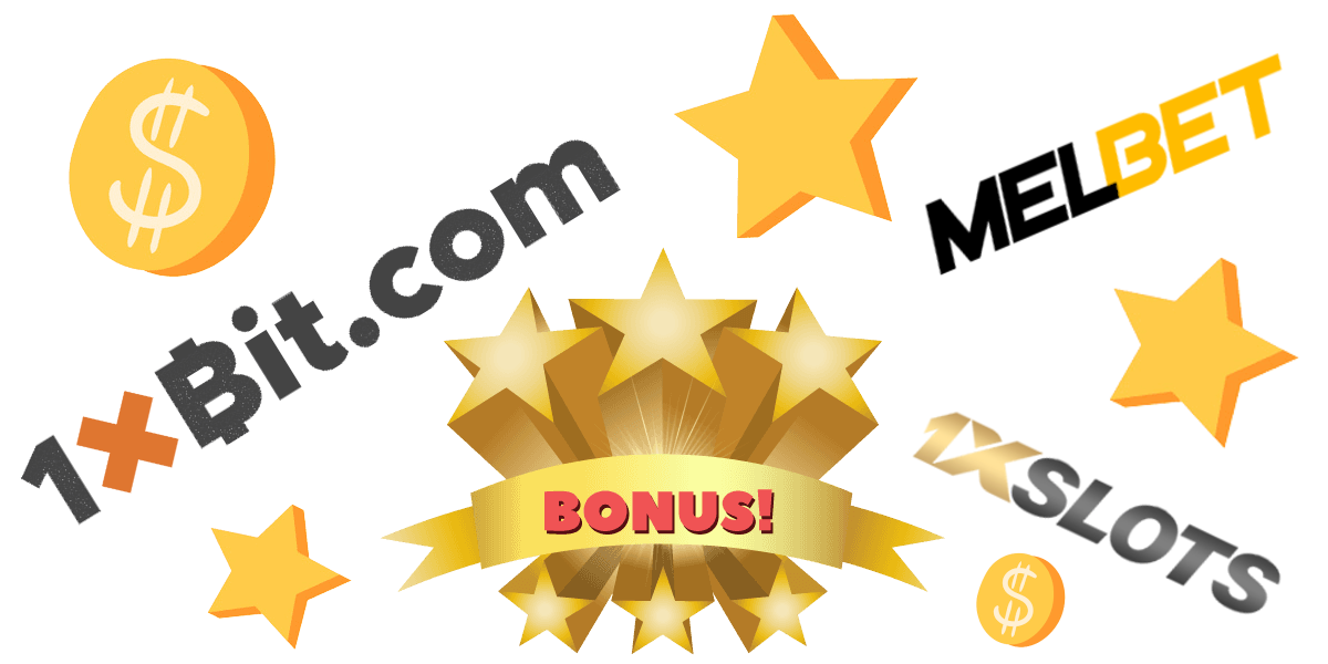 Melbet, 1xSlots, 1xBit casinos offer Bonus and have Mikado casino games online