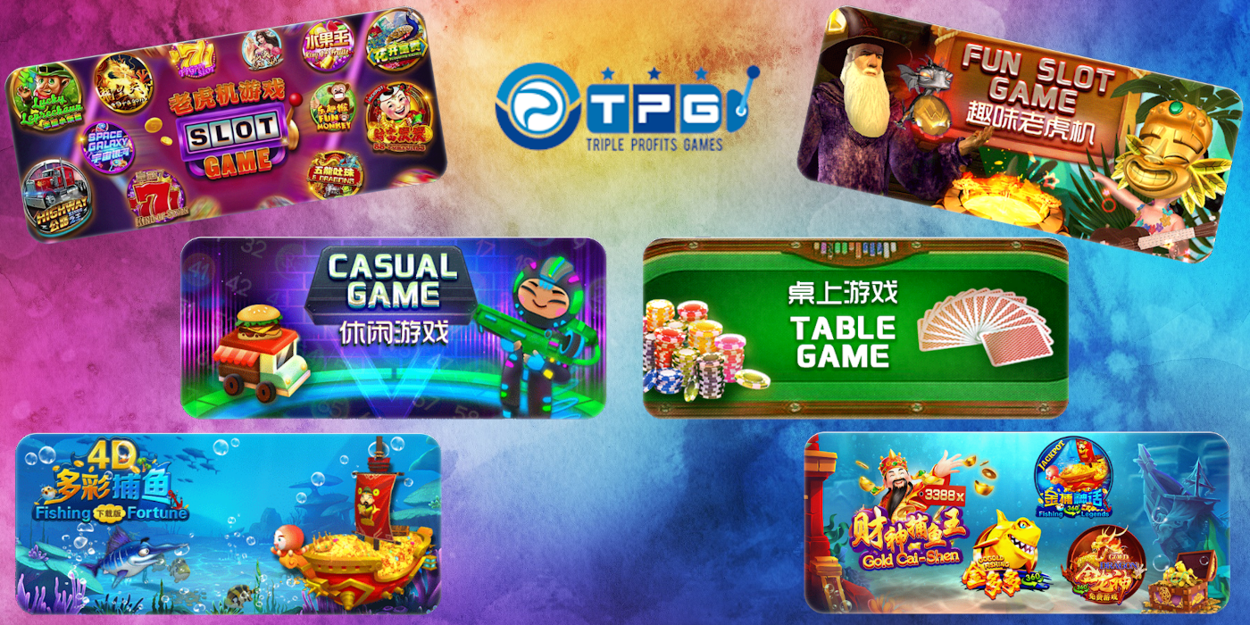 Triple PG offers slot games, fun slots, casual games, table games, fishing fortune games