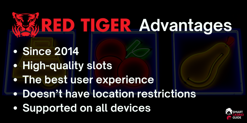 Red Tiger online free casinos games slots no download advantages list