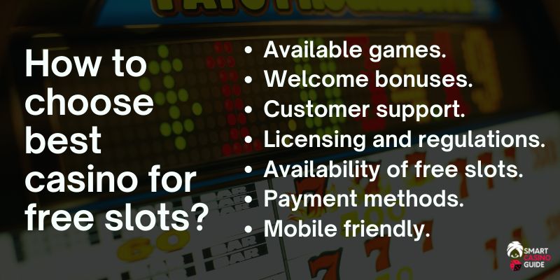 Tips how to choose best casino slot games online free no download