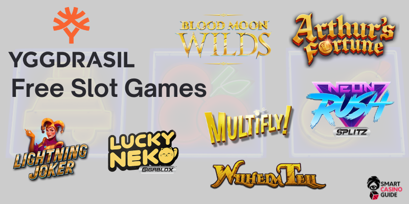 Yggdrasil best casinos free slots games play with no download logos