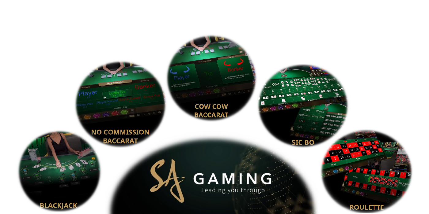 SA Gaming live casino game online types - SA casino games
