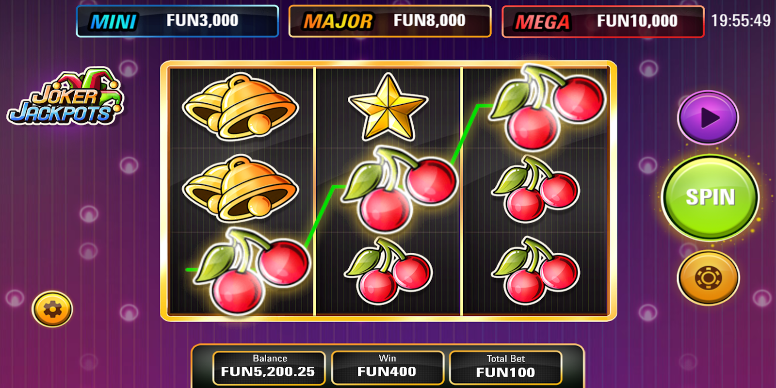 Joker Jackpots online slot game is one of the Relax Gaming slots with jackpots feature