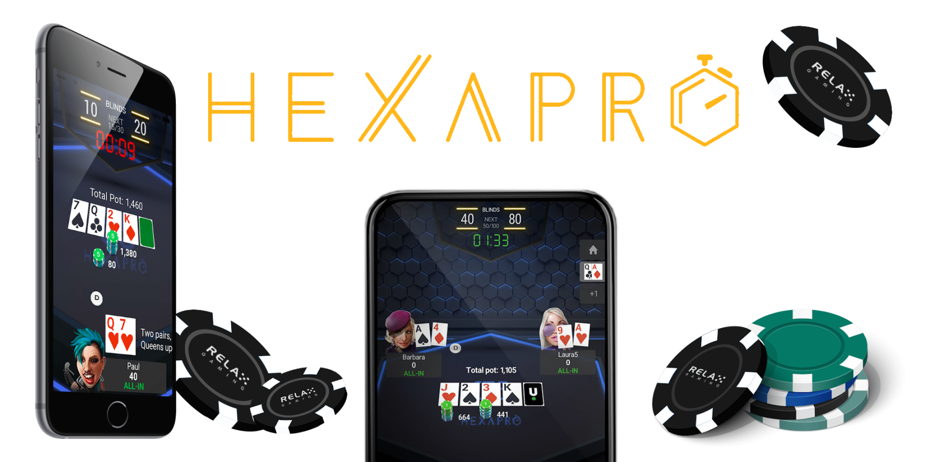 Relax Gaming HexaPro is casino video Poker platform by Relax Gaming