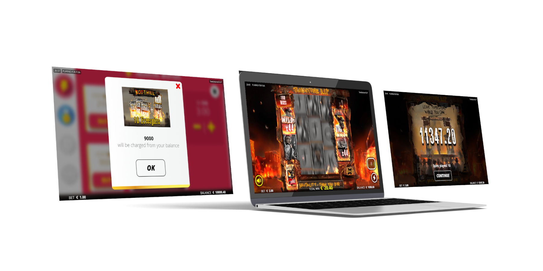 Tombstone RIP slot game has Bonus Buy Free Spins feature