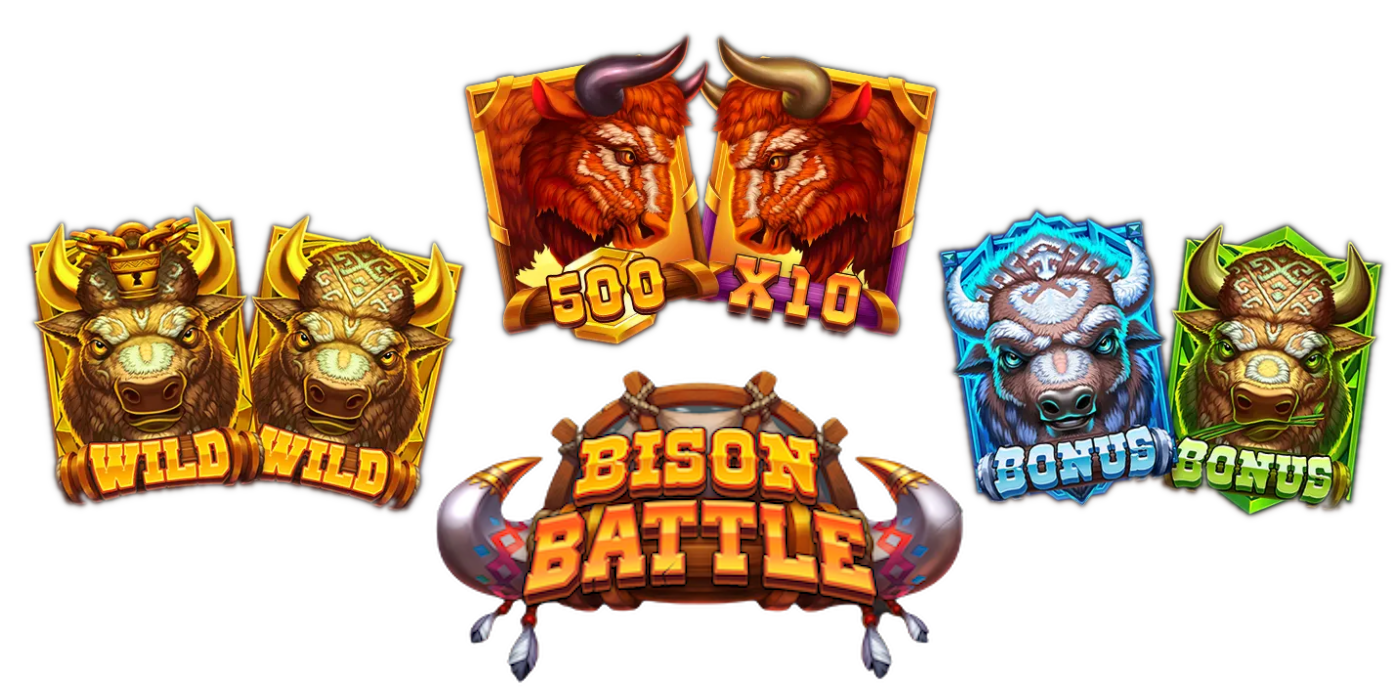 Bison Battle slot has two Bonus games, Free Spins and Wild symbols