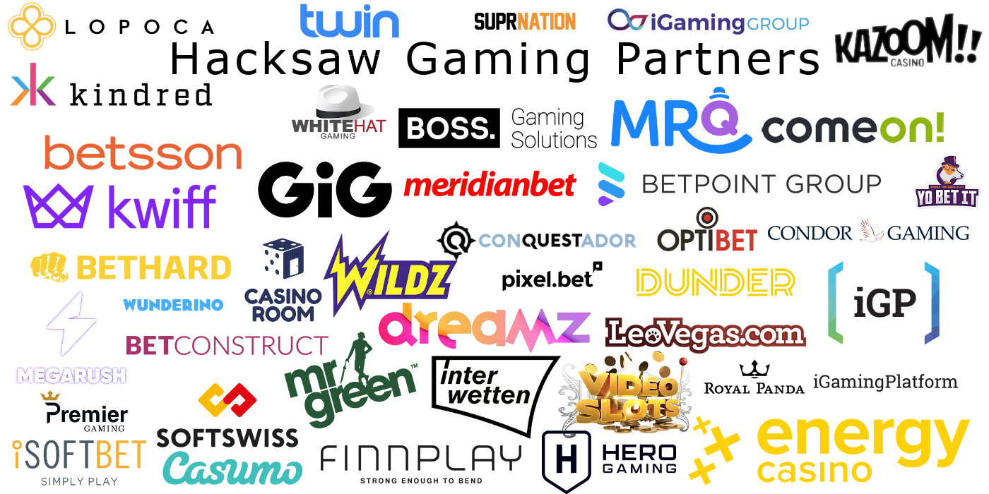 Casino games provider Hacksaw Gaming has a lot of partners, and it shows that they are doing a fantastic job!