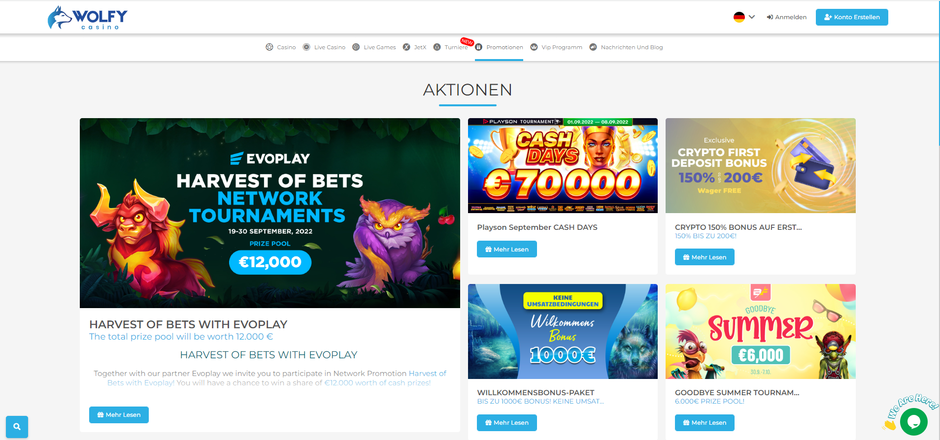 wolfy casino bonus code 1000€ einsatzfreies Wochenendbonus - Cashback-paket 50% Bonus am Mittwoch