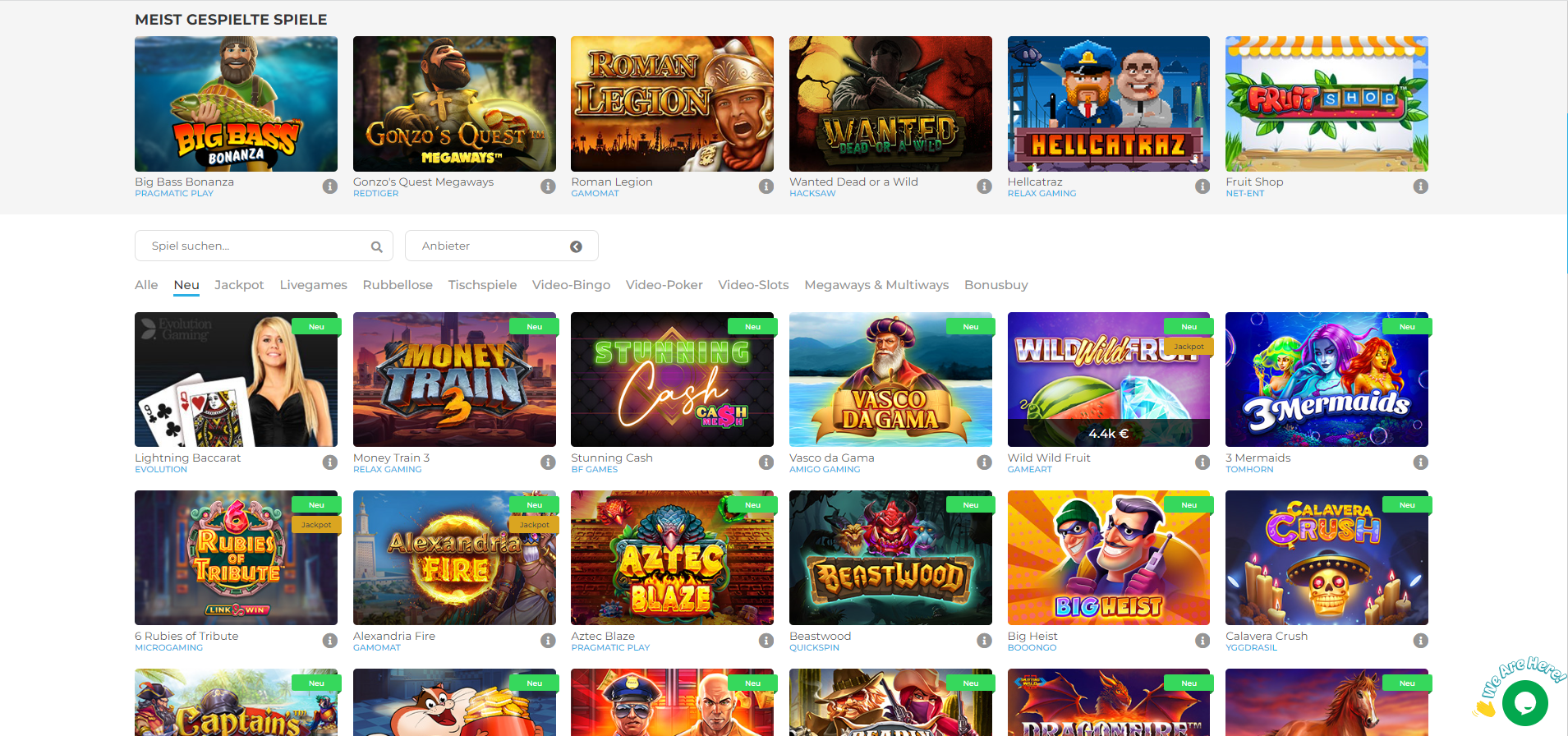 Wolfy Casino Slots - Razor Shark Jammin Jars Book of Dead Bonanza Dead or Alive 2